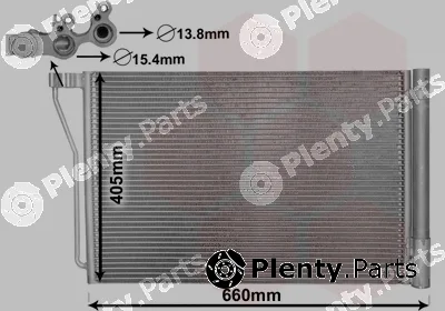 Van Wezel 06005490 — Condenser, air conditioning