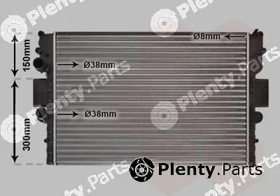 Van Wezel 28002087 — Radiator, engine cooling
