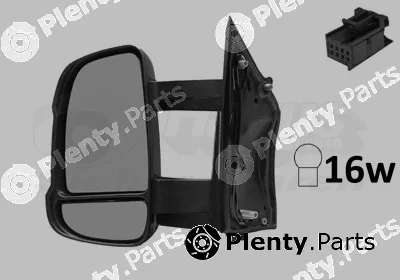 Van Wezel 1651811 — Exterior Mirror * HAGUS *