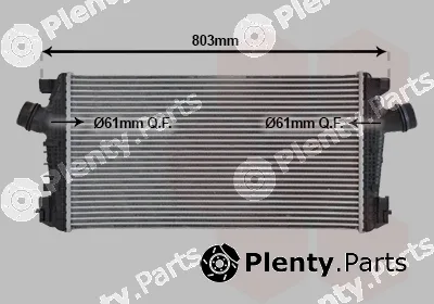 Van Wezel 37004722 — Charge Air Cooler