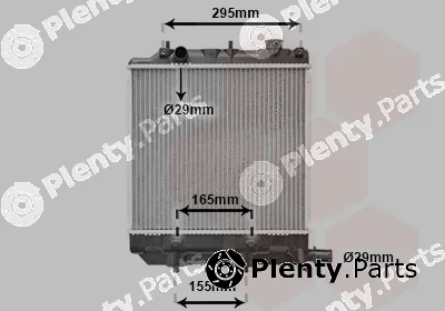 Van Wezel 27002172 — Radiator, engine cooling