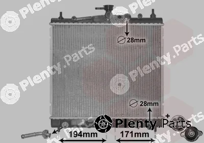 Van Wezel 13002248 — Radiator, engine cooling *** IR PLUS ***