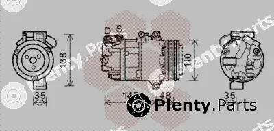 Van Wezel 0600K390 — Compressor, air conditioning