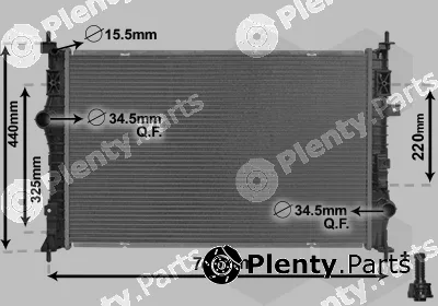 Van Wezel 09012710 — Radiator, engine cooling *** IR PLUS ***