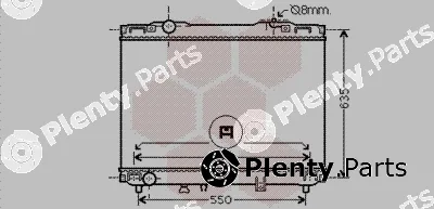 Van Wezel 83002127 — Radiator, engine cooling