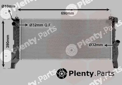 Van Wezel 06012705 — Radiator, engine cooling