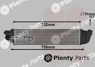 Van Wezel 37004622 — Charge Air Cooler