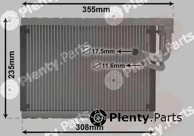 Van Wezel 0300V326 — Evaporator, air conditioning