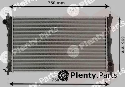 Van Wezel 17012711 — Radiator, engine cooling