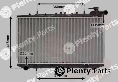 Van Wezel 13002092 — Radiator, engine cooling