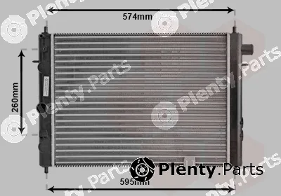 Van Wezel 37002055 — Radiator, engine cooling
