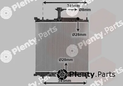 Van Wezel 52012706 — Radiator, engine cooling