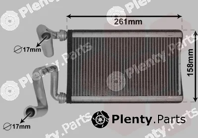 Van Wezel 25006294 — Heat Exchanger, interior heating