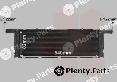 Van Wezel 74012701 — Radiator, engine cooling