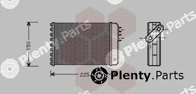 Van Wezel 02006087 — Heat Exchanger, interior heating