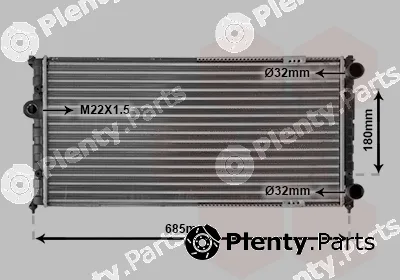 Van Wezel 49002021 — Radiator, engine cooling