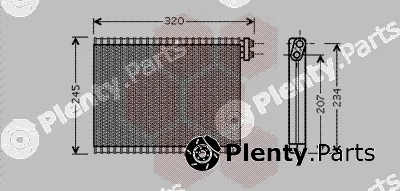 Van Wezel 0600V339 — Evaporator, air conditioning