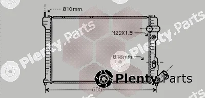 Van Wezel 09002071 — Radiator, engine cooling