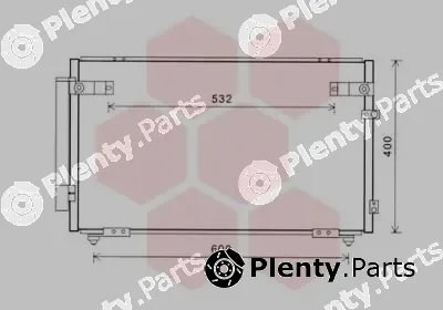 Van Wezel 53005621 — Condenser, air conditioning