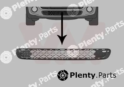 Van Wezel 0518598 — Ventilation Grilles, bumper