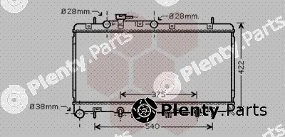 Van Wezel 51002059 — Radiator, engine cooling