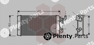 Van Wezel 30006258 — Heat Exchanger, interior heating