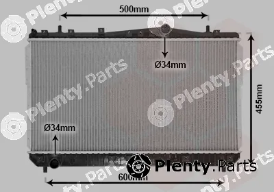 Van Wezel 81002052 — Radiator, engine cooling
