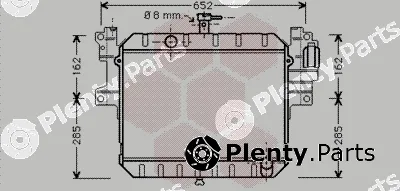 Van Wezel 11002041 — Radiator, engine cooling