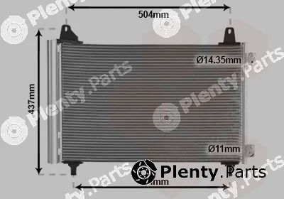 Van Wezel 40015705 — Condenser, air conditioning