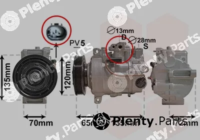 Van Wezel 3001K703 — Compressor, air conditioning