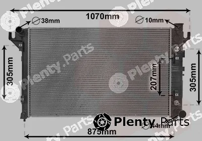Van Wezel 20012704 — Radiator, engine cooling