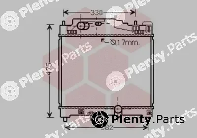 Van Wezel 53002501 — Radiator, engine cooling