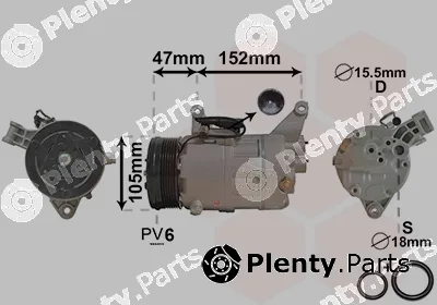 Van Wezel 0600K076 — Compressor, air conditioning *** IR PLUS ***