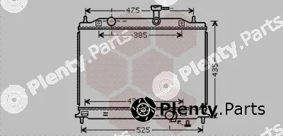 Van Wezel 83002079 — Radiator, engine cooling