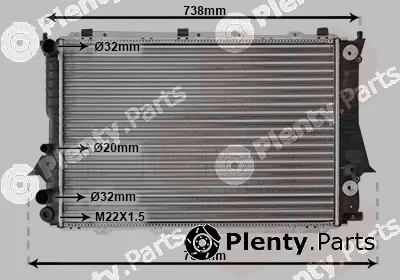 Van Wezel 03002078 — Radiator, engine cooling