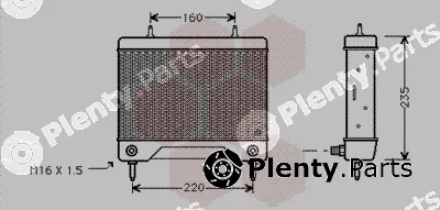 Van Wezel 30003115 — Oil Cooler, engine oil