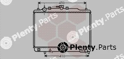 Van Wezel 27002070 — Radiator, engine cooling