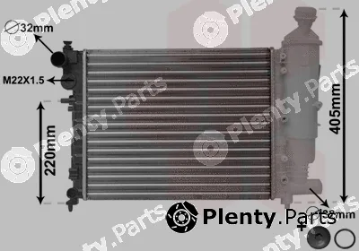 Van Wezel 09002115 — Radiator, engine cooling *** IR PLUS ***