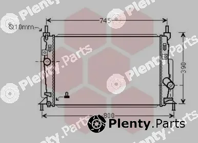 Van Wezel 27002246 — Radiator, engine cooling
