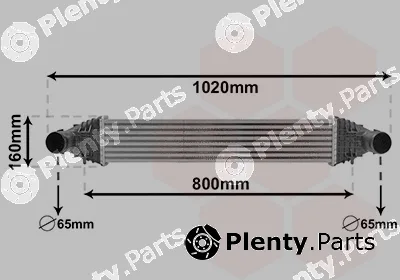 Van Wezel 18014725 — Charge Air Cooler