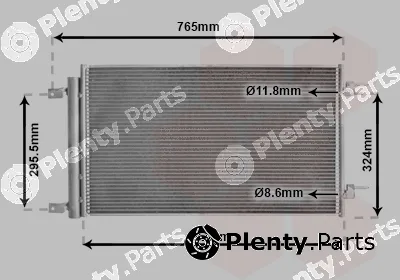 Van Wezel 37015704 — Condenser, air conditioning