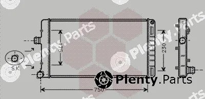 Van Wezel 17002211 — Radiator, engine cooling