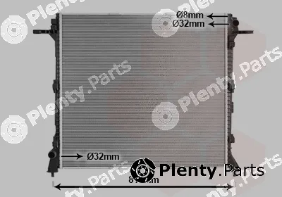 Van Wezel 58012730 — Radiator, engine cooling