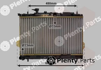Van Wezel 82002097 — Radiator, engine cooling