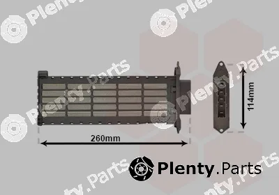 Van Wezel 09006306 — Heat Exchanger, interior heating