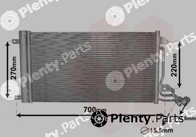 Van Wezel 49005038 — Condenser, air conditioning