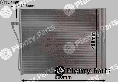 Van Wezel 06005371 — Condenser, air conditioning