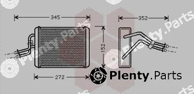 Van Wezel 18006317 — Heat Exchanger, interior heating