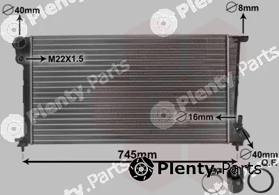 Van Wezel 09002153 — Radiator, engine cooling *** IR PLUS ***
