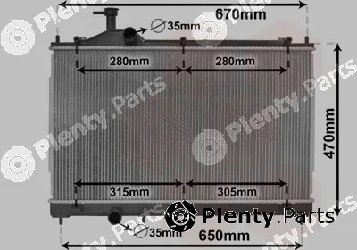 Van Wezel 32002256 — Radiator, engine cooling